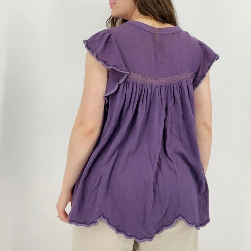Sundance Felicity Flutter Top Lavender Purple Siz… - image 4